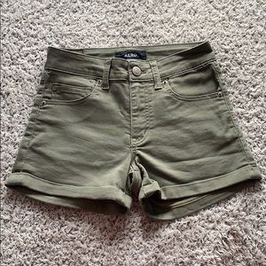 High Rise Midi Aero Shorts